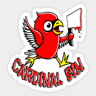 Cardinal sin Sticker